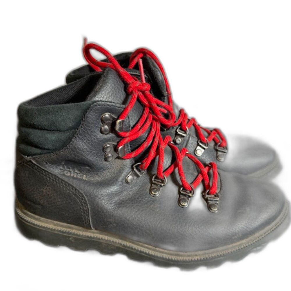 Sorel Madson Hiker Waterproof boots black leather size 5 Women's Hiking Outdoor